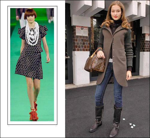 Famous Models: Different style between T-platform and daily life