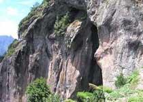 The north Shi roof beam hole (  Celestial being hole)  Travel  Wenzhou of China