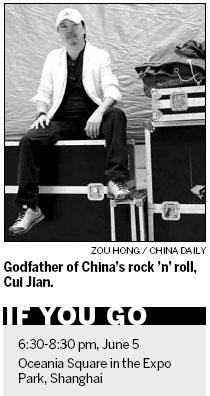 Cui Jian rocking for a green world