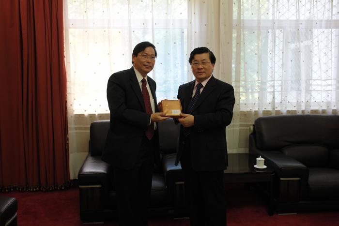 Visit              by the President of Yuan Ze University, Taiwan