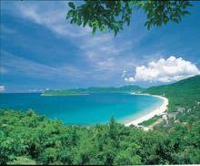 Spring travel in the sea wind scenic spot of the garden  Sanya of China