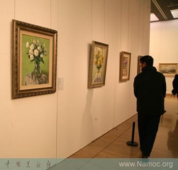 Cai Jimin holds an oil painting exhibition