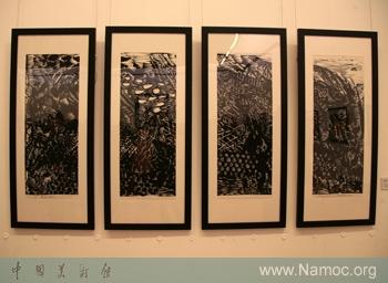 Zhang Guilin holds a printmaking exhibition