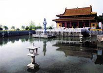 Temple on the top travels  Taizhou of China