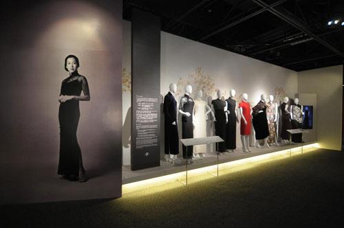 Qipao of Blanc de Chine exhibited in Hong Kong Museum of History