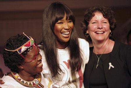 Naomi Campbell at 5th Fashion for Relief charity fundraiser