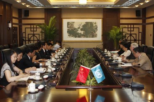 Minister Han Changfu Meets with WHO Director-General Dr Margaret Chan