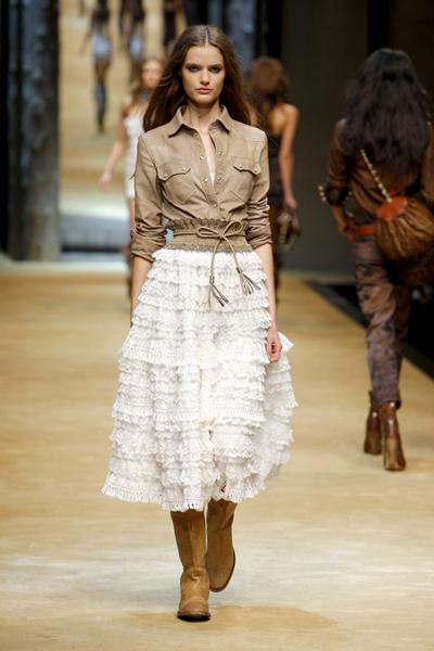 D&G Spring/Summer 2010 women's collection in Milan