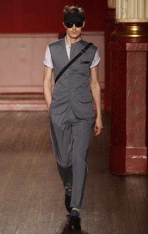 Men's Spring-Summer 2010 fashion collection in Paris