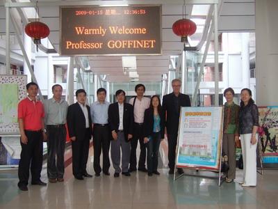 Famous Neurobiologist Prof. Goeffinet Andre Visiting Jinan University