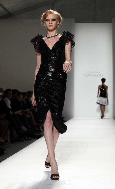 Venexiana Spring 2010 collection show at New York Fashion Week