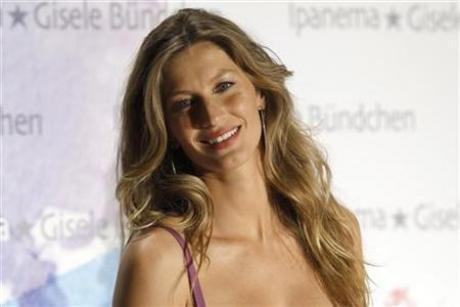 Brazilian Gisele Bundchen world's top earning model