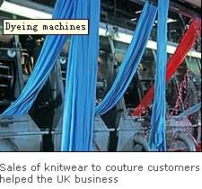 UK: High fashion helps textile firm