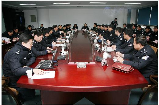 Dezhou Bureau of Public Security Visited Our City for Observing and Studying Security Work of the    11th National Games