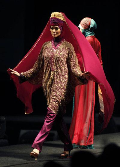 Muslim fashion show in Jakarta