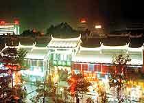 And then the travel cultural street of the city travels  Quanzhou of China