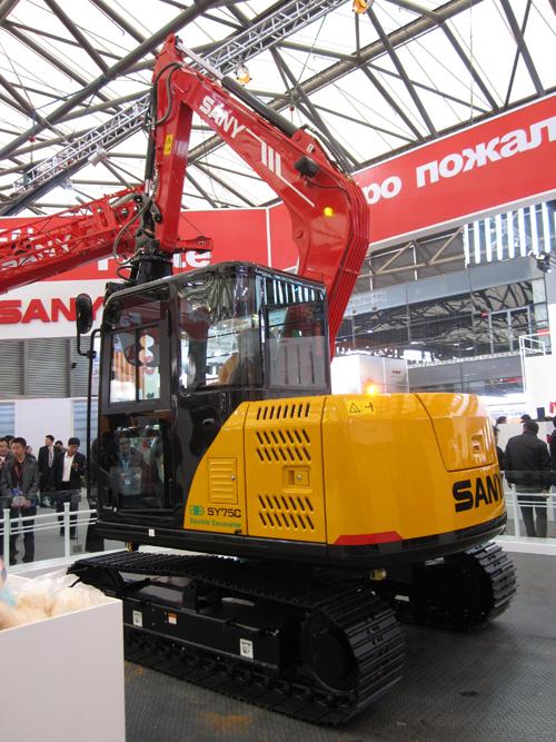 Sany   s First Electric Excavator Rolled Off the Production Line