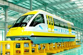 China develops first maglev train