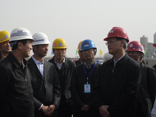 Lu Chunfang visited Shijiazhuang-Wuhan PDL project