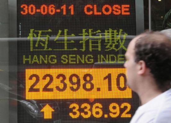 HK stocks close higher as heavyweights gain