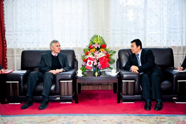 Visit by David Mulroney, the Canadian Ambassador to China