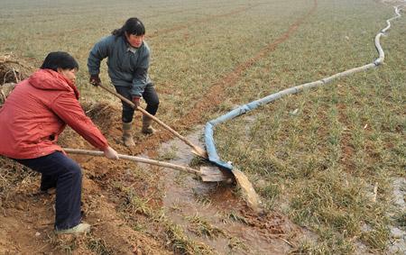 China launches orange alert for rare drought in north