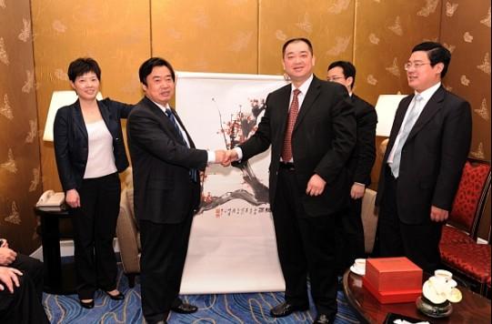 CCP Huaian Committee Leaders Met with President Xia Haijun