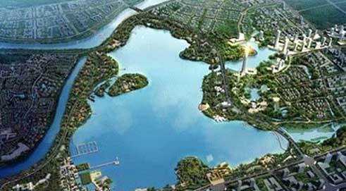 Songya Lake of Changsha Begins Storing Water