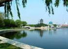 Travel in Moon Lake Park  Qingdao of China