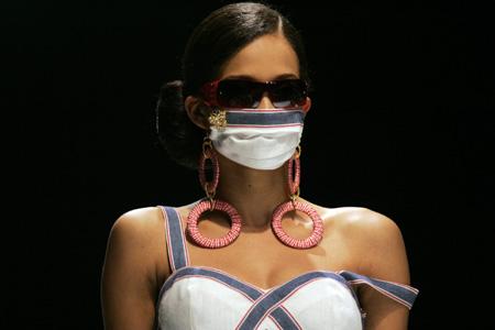 Fashion show with masks?