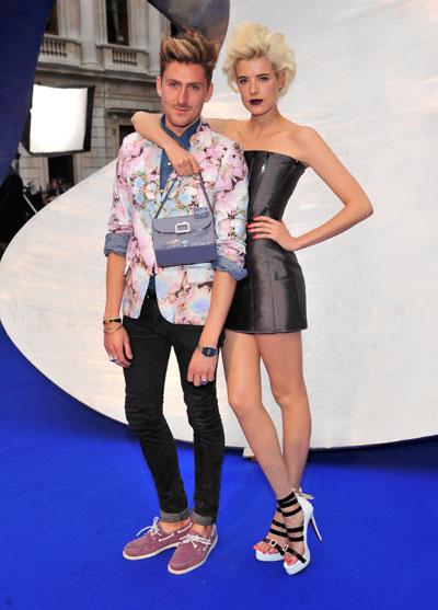 Model Agyness Deyn and designer Holland attend Summer Exhibition Preview Party 2009
