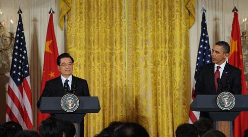 President Hu Says Important Consensus Reached in Talks with Obama