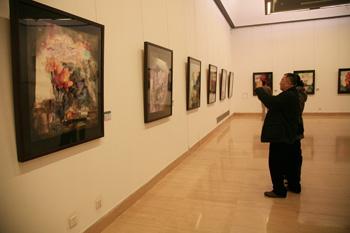 Chen Guizhi holds a watercolor painting exhibition