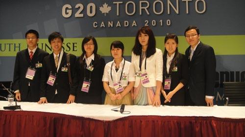 Student representative from our university attends G20 International Youth Summit