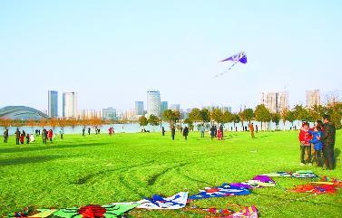 Fly the first kite in spring