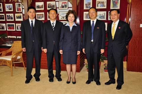 Dr. James Chao and Ms. Elaine L. Chao Visit SMU