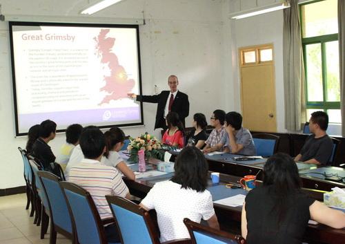 SCAU and GRIMSBY College Communicated on the Student Exchange Program
