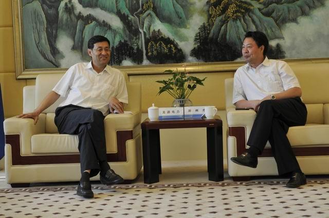 Tian Shicun Met Chuzhou Mayor JiangShan