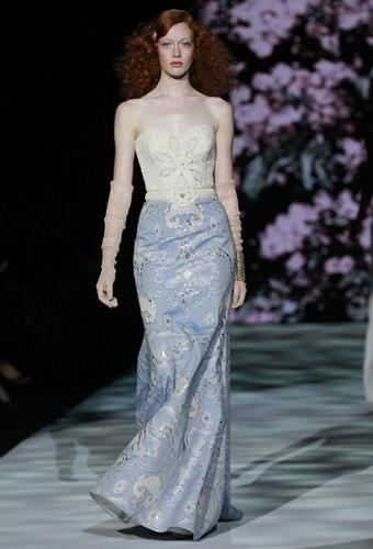 Badgley Mischka finds glamour in vintage looks at New York fashion week