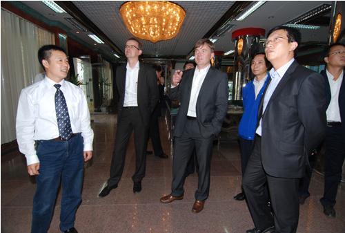 Germany Customers Visited Xiangyang Automobile Bearing Co., Ltd