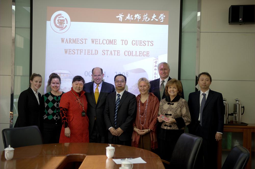 American Delegation of Westfield State College Visit our University