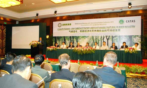 IRRDB Annual Meeting and International Rubber Conference 2010 Successfully Convened in Sanyan