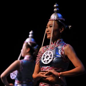 Mongolian ethnic group costume show in Hohhot