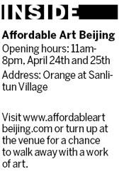 Valuable artworks at affordable prices come to Sanlitun