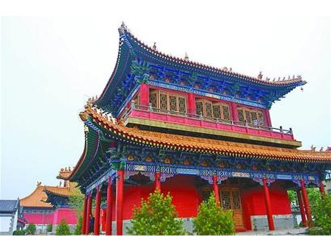 Zunjing Pavilion is completed