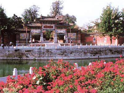 Confucian Temple  Yunnan Red River of China