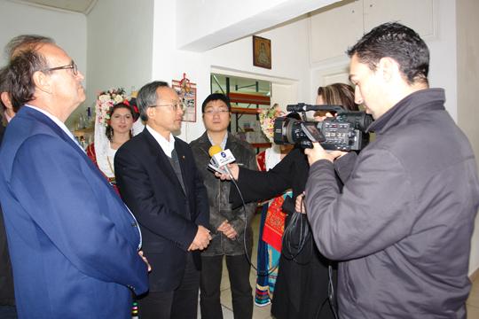 MR. LIANG SHUHE WENT TO KORFU FOR AN OFFICIAL VISIT FROM DEC.11th to 13rd