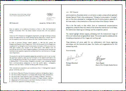 The Beijing Olympic Games and the Communication Impact Worldwide Held by Communication Research Institute Has Been Published Officially