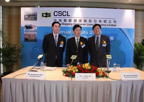 CSCL ANNOUNCES 2010 ANNUAL RESULTS