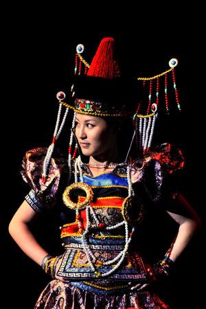 Mongolian ethnic group costume show in Hohhot